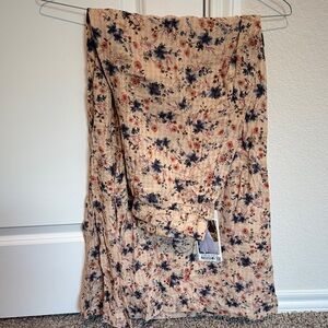 Floral Print wide leg pant